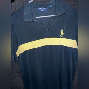 Men’s Zip Up Polo Golf Shirt